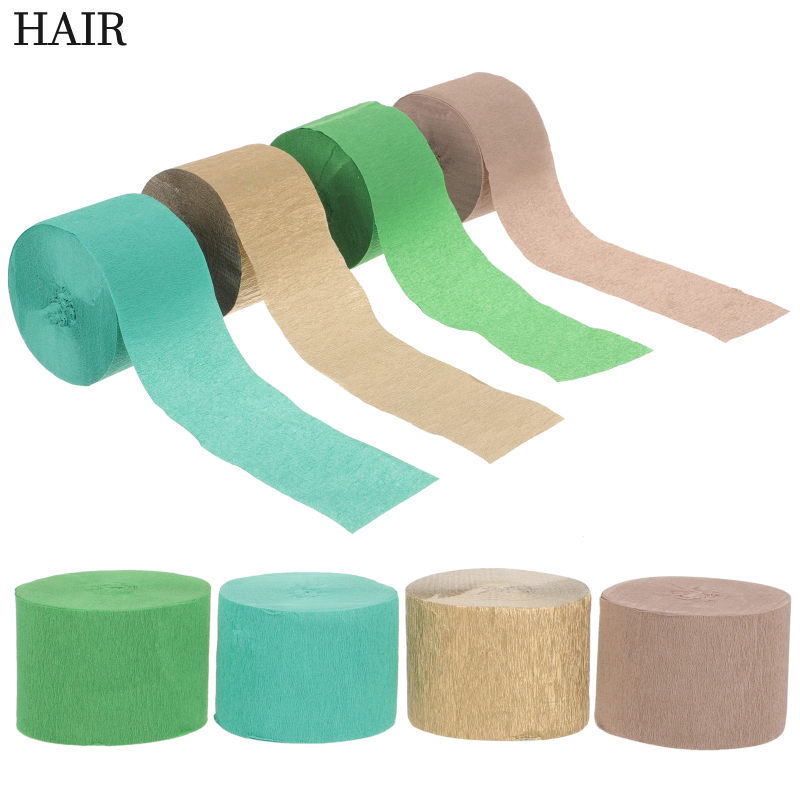 8 ม้วนตกแต่ง Crepe Paper Party Streamers สําหรับงานแต่งงานหัตถกรรมที่มีสีสัน kevvga