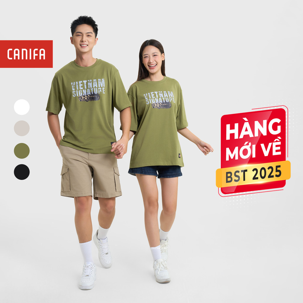 Khe Sanh CANIFA 5TS25S031 เสื้อยืดผู้ใหญ่