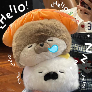 Oldlaiben ตุ๊กตาแมวน้ำตุ๊กตาขนนุ่มไว้ประดับรถ-แต่งห้อง-ของขวัญวันเกิด หรือเป็นหมอนข้างบนเตียง ของเล่นเด็ก