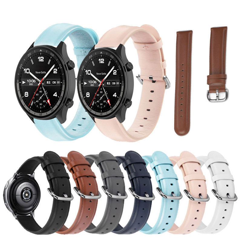 สําหรับ OPPO watch X 2 4pro Sprot Oneplus watch 3 2R สายรัดข้อมือสายหนัง