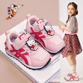 รองเท้าผ้าใบเด็กผู้หญิงลายคิตตี้ - รองเท้าแฟชั่นสไตล์เกาหลี …