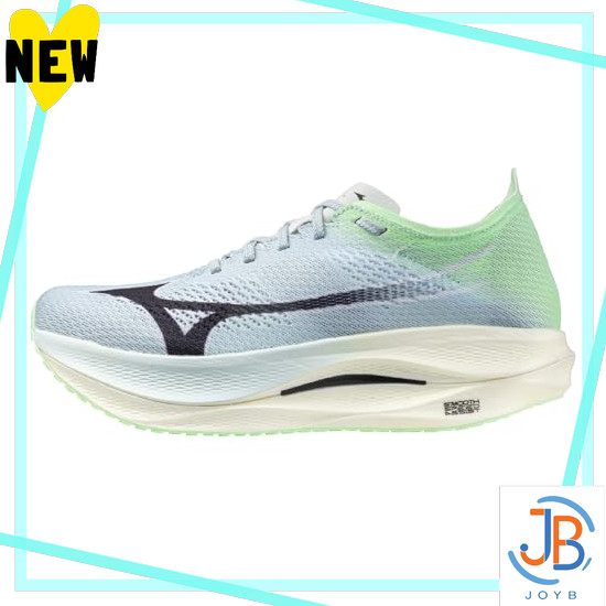 Direct From Japan [Mizuno] Running shoes wave rebellion PRO LOW jogging marathon training sports lightweight rebound trainers light green × black 24.5 cm 2E