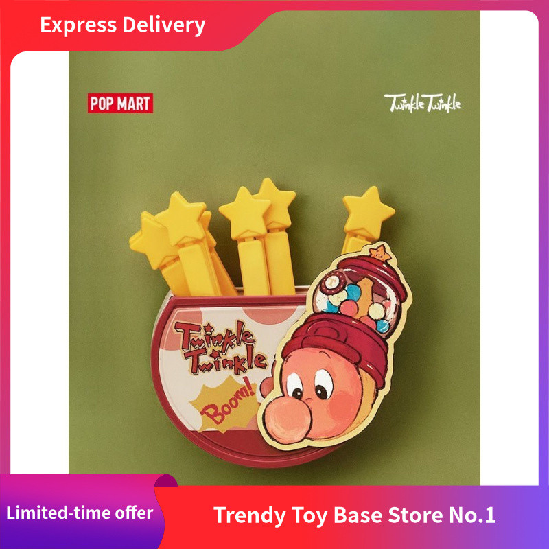 ป๊อปมาร์ทป๊อป 123!Star Series Mystery Box Sealing Clip Magnetic Storage Box Set สติ๊กเกอร์ติดตู้เย็น