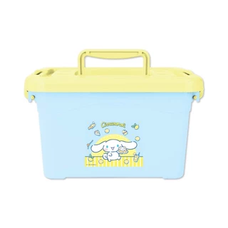 💖 กล่องใส่ของอเนกประสงค์ SANRIO 💖 เก็บของให้เป็นระเบียบ ใช้งานง่าย ลายน่ารักมุ้งมิ้ง 🐰🐶🐱 📦 ขนาด 28 x 16 x 20 cm.