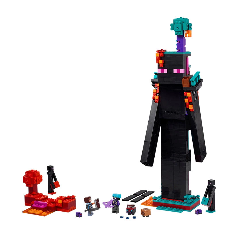 Minecraft เลโก้ Minecraft Series Ending Man Tower ของเล่นตัวต่อ thumbnail 7