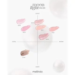 💟ของแท้ | ส่งเร็ว💟 ดอลลี่อาย 2in1 ใช้งานง่าย เนื้อนุ่ม สีชัด เบลนด์ง่าย ติดทน Meilinda Moonlight Dolly Stick (MC3139)