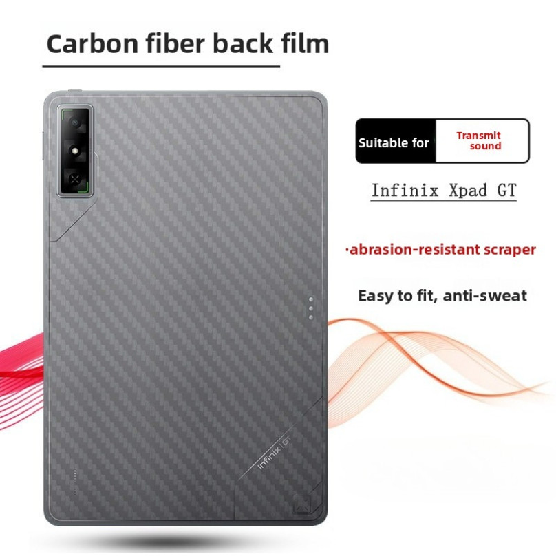 คาร์บอนไฟเบอร์กลับป้องกัน Flim สําหรับ Infinix Xpad 20 11 นิ้ว 2025 Infinix Xpad GT 13 นิ้ว