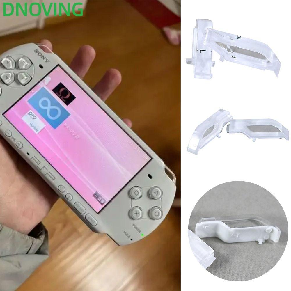 DNOVING คอนโซลปุ่มทริกเกอร์, DIY ซ่อมโฮสต์ LR Trigger, Universal อะไหล่เกมซ้ายขวาคีย์สําหรับ PSP 100