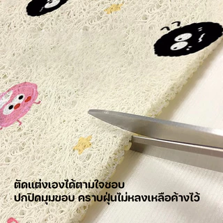 พรมเช็ดเท้าห้องน้ำ แผ่นรองกันลื่นในห้องน้ำ 40*60/60*90cm PVC ลายการ์ตูนน่ารัก กันลื่นได้ดี พรมดักฝุ่น