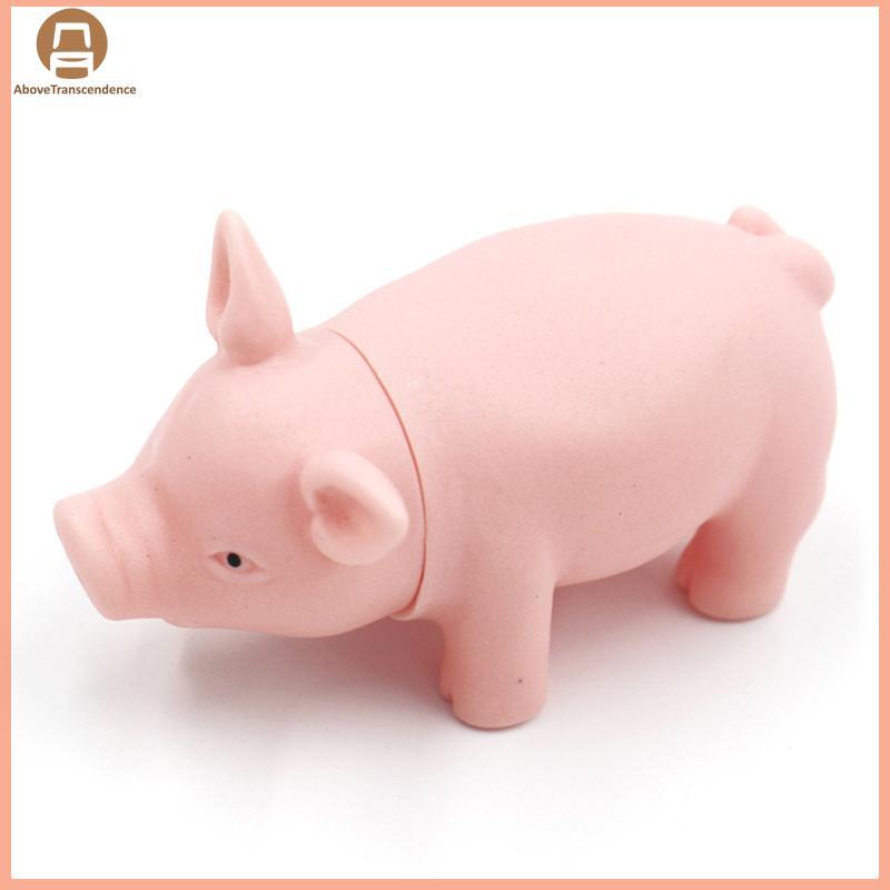 ABOVE 1 PC จําลอง Interactive จําลองหมูสุนัขแมวยางหมูของเล่นอุปกรณ์เสริม TH