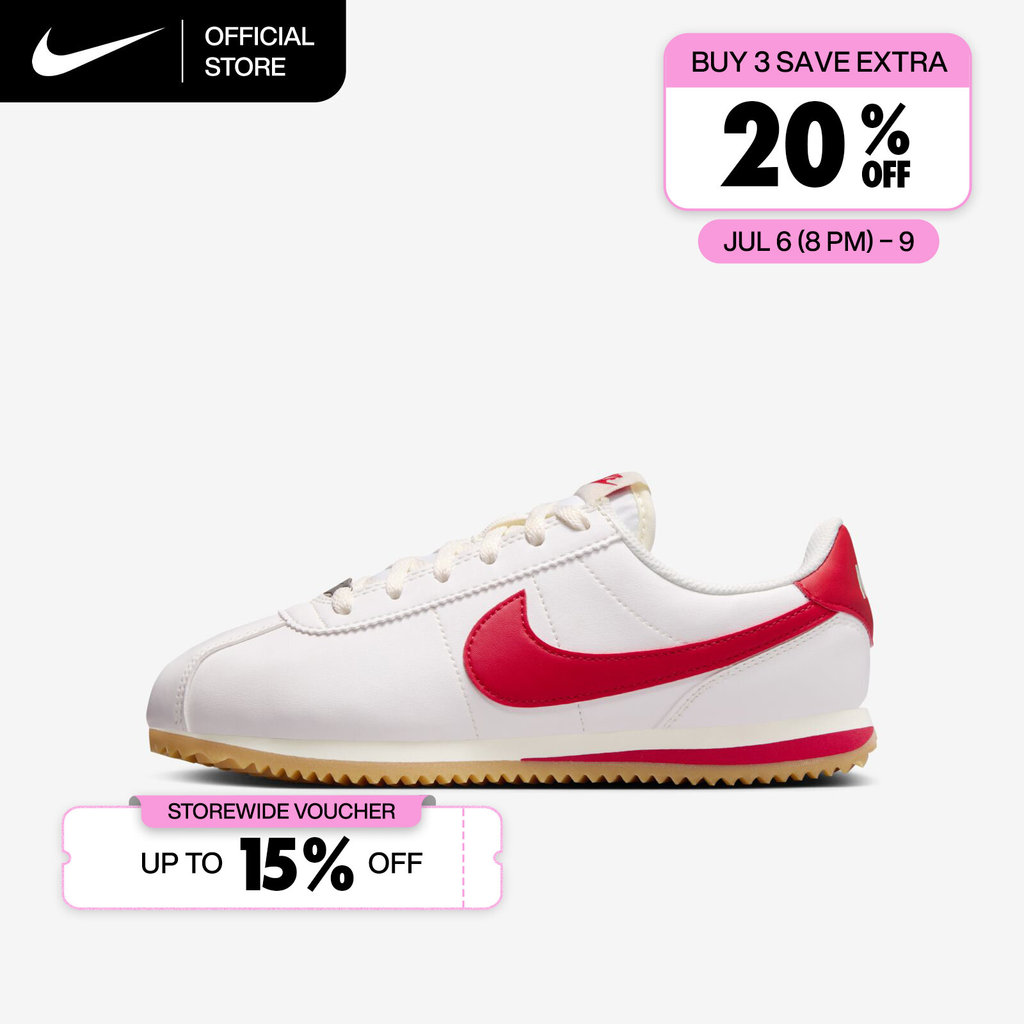 Nike Older Kids' Cortez Shoes - Sail [DM0950-113]