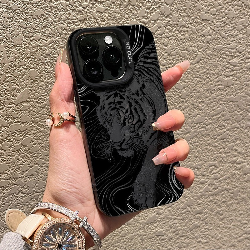 Fierce Tiger Anti-Drop เหมาะสําหรับ iPhone 14 Pro Max 13 17 ProMax 16 11 16 ProMax 15 ProMax 12 XS M