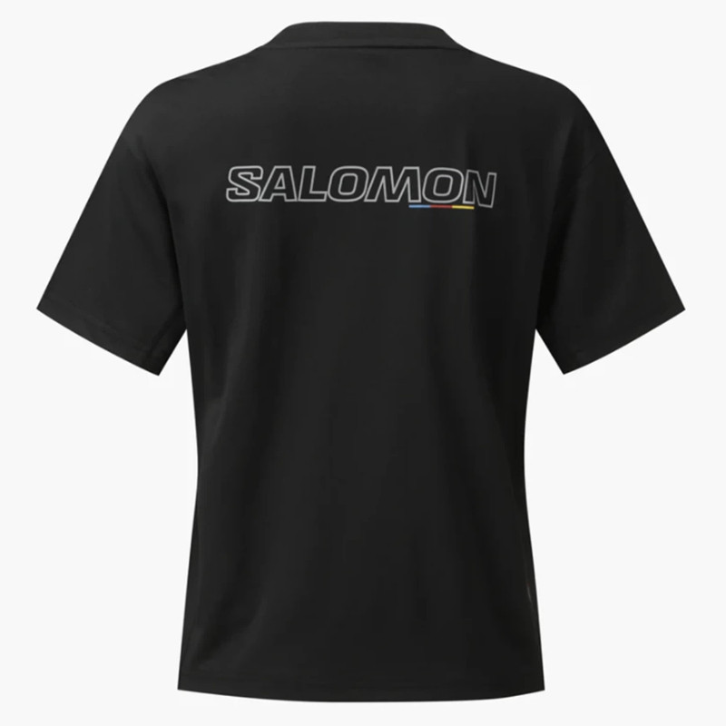 ฤดูร้อน SALOMON แฟชั่นผู้หญิงเสื้อยืดแขนสั้นผ้าฝ้ายแท้ 110