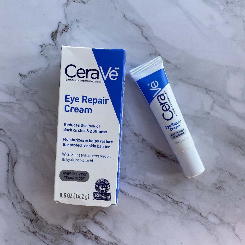 CeraVe Eye Repair Cream - ครีมบํารุงรอบดวงตาบรรเทาความหมองคล้ําและอาการบวมปราศจากน้ําหอม 14ml