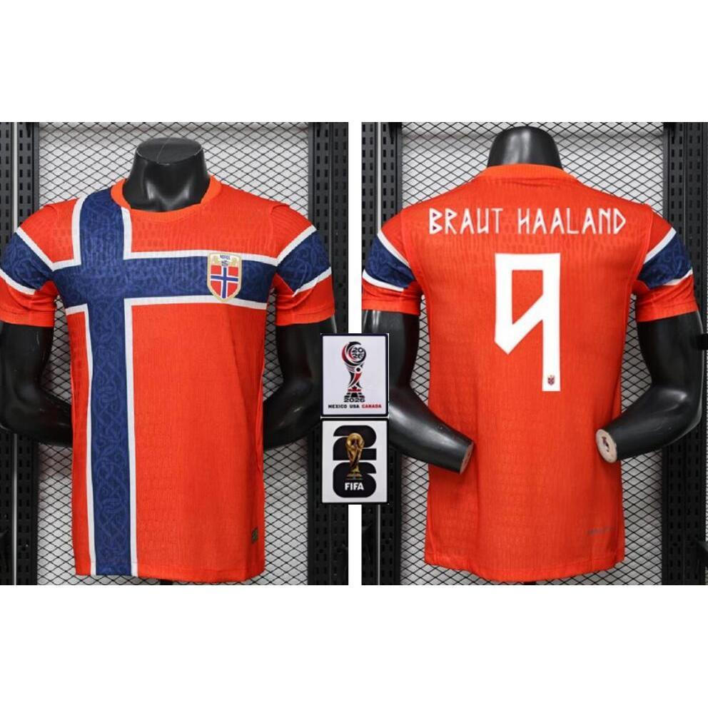 [Player Version] 2026-27 นอร์เวย์ National Home Player เสื้อฟุตบอลผู้ชาย Player Issue Jersey