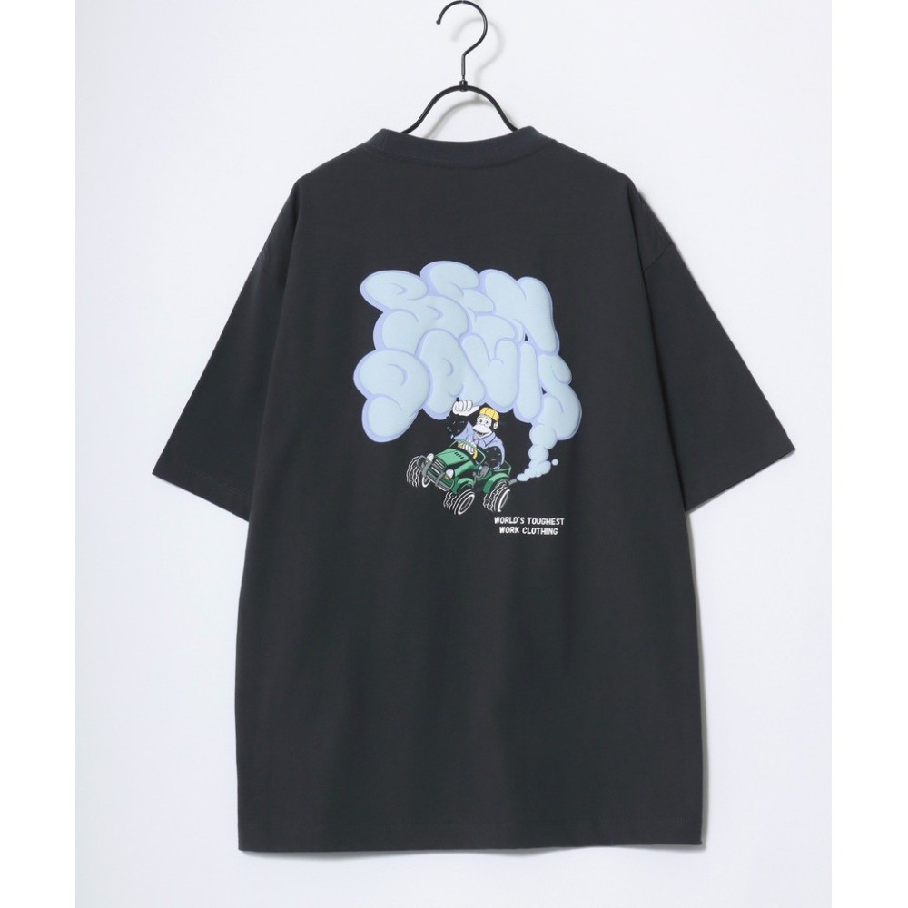 ขายร้อน BEN DAVIS SMOKING BUGGY TEE Vintage Casual พิมพ์ผู้ชายและผู้หญิงแขนสั้นผ้าฝ้าย 100% นุ่มพรีเ