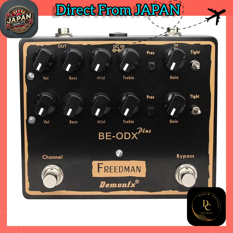Demonfx Freedman BE-ODX Plus/OverDrive - Distortion Overdrive - Distortion Guitar Effect Pedal