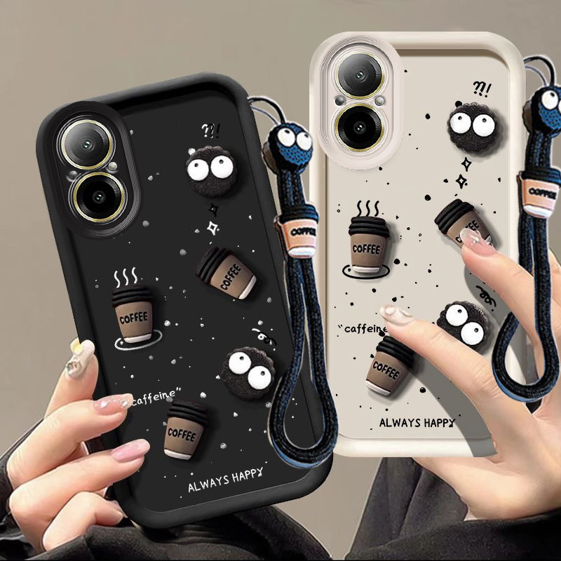 เคส realme c67 3D Cup Design เคสโทรศัพท์มือถือ TPU ทนทาน