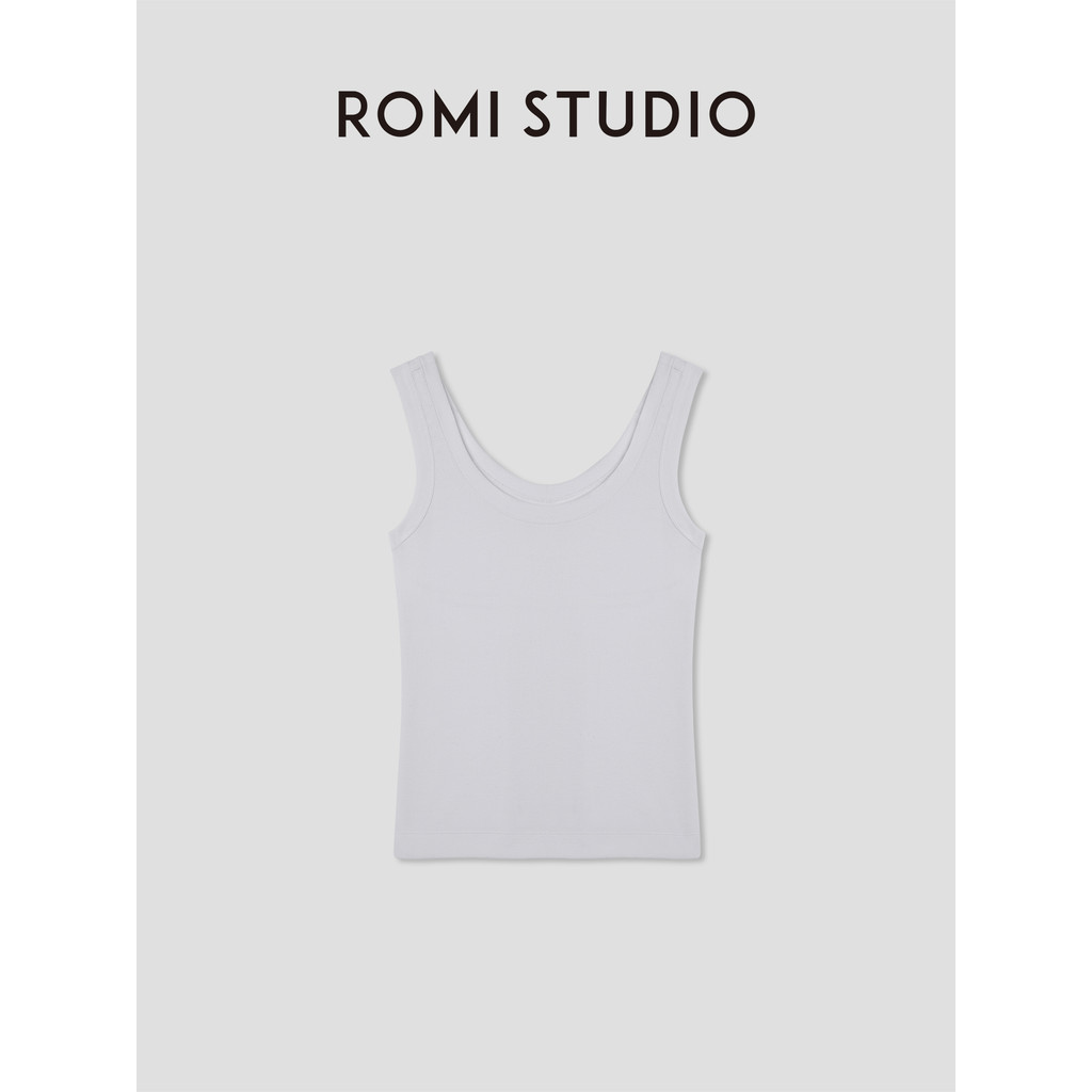 ROMI STUDIO clean fit เหมาะสําหรับ棉弹力U วิทยาลัยลม带背heartRW24WSH1284