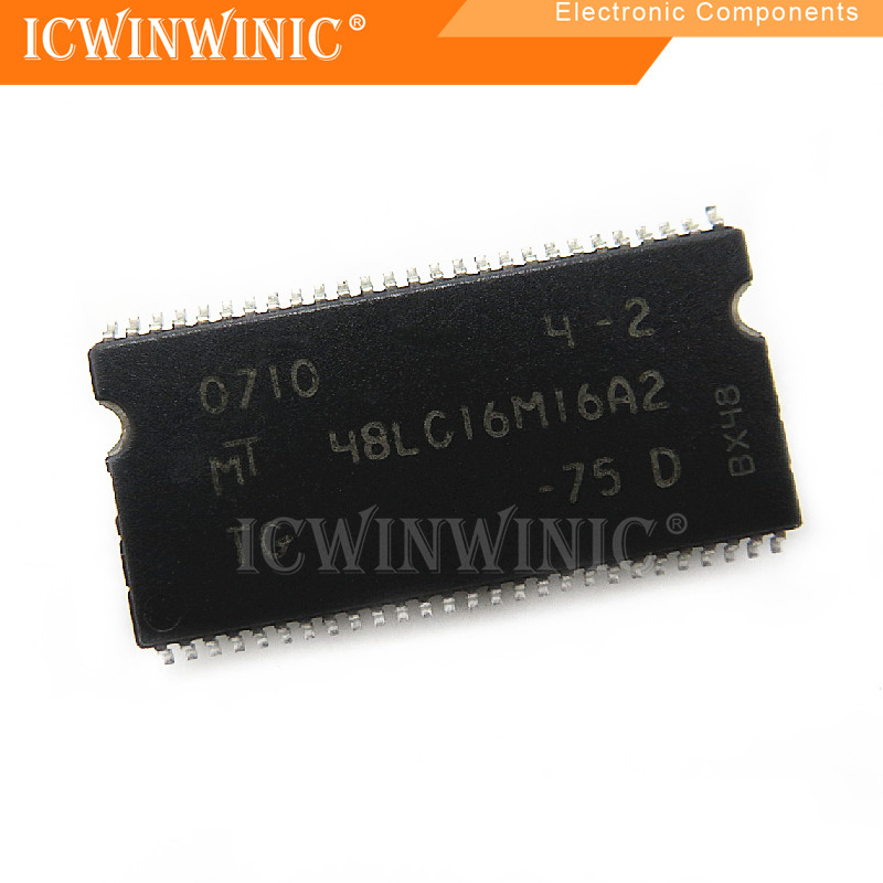 5 ชิ้น MT48LC16M16A2P-75D 48LC16M16A2P-75D TSOP-54 วงจรรวม IC