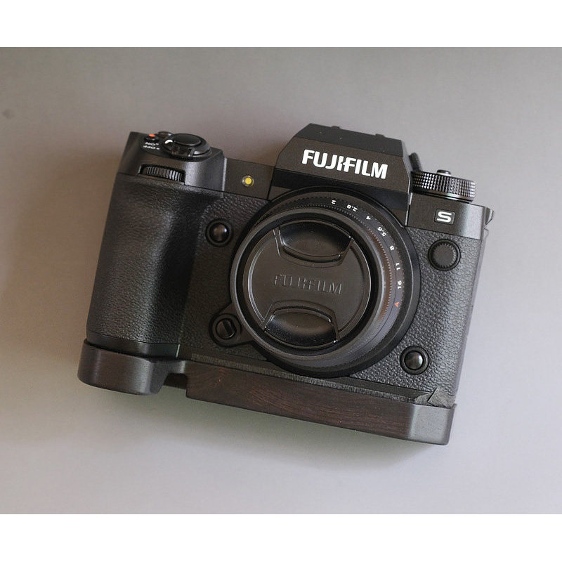 X XH2S ฐานจับไม้เนื้อแข็ง Hand-Made เหมาะสําหรับ Fuji XH2 XH2S Ultra-Light 60g Original Design