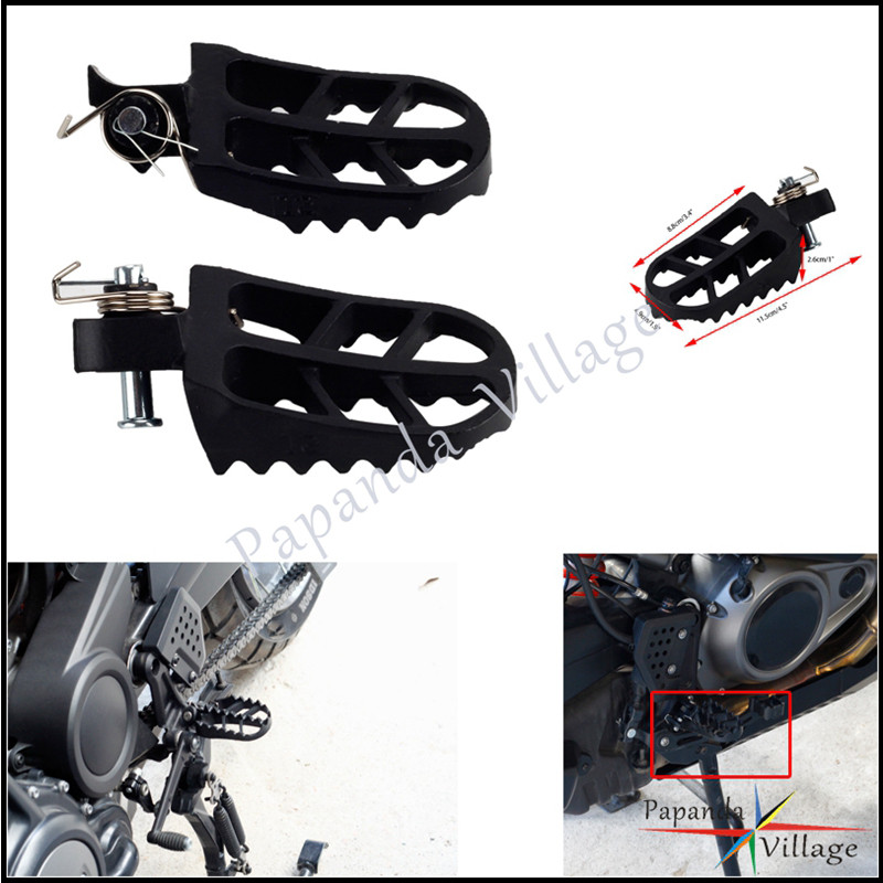 PAMotorcycle Footrest Footpegs Rests Foot Pegs Pedals Steel For Harley Pan America RA1250 RA1250S RA