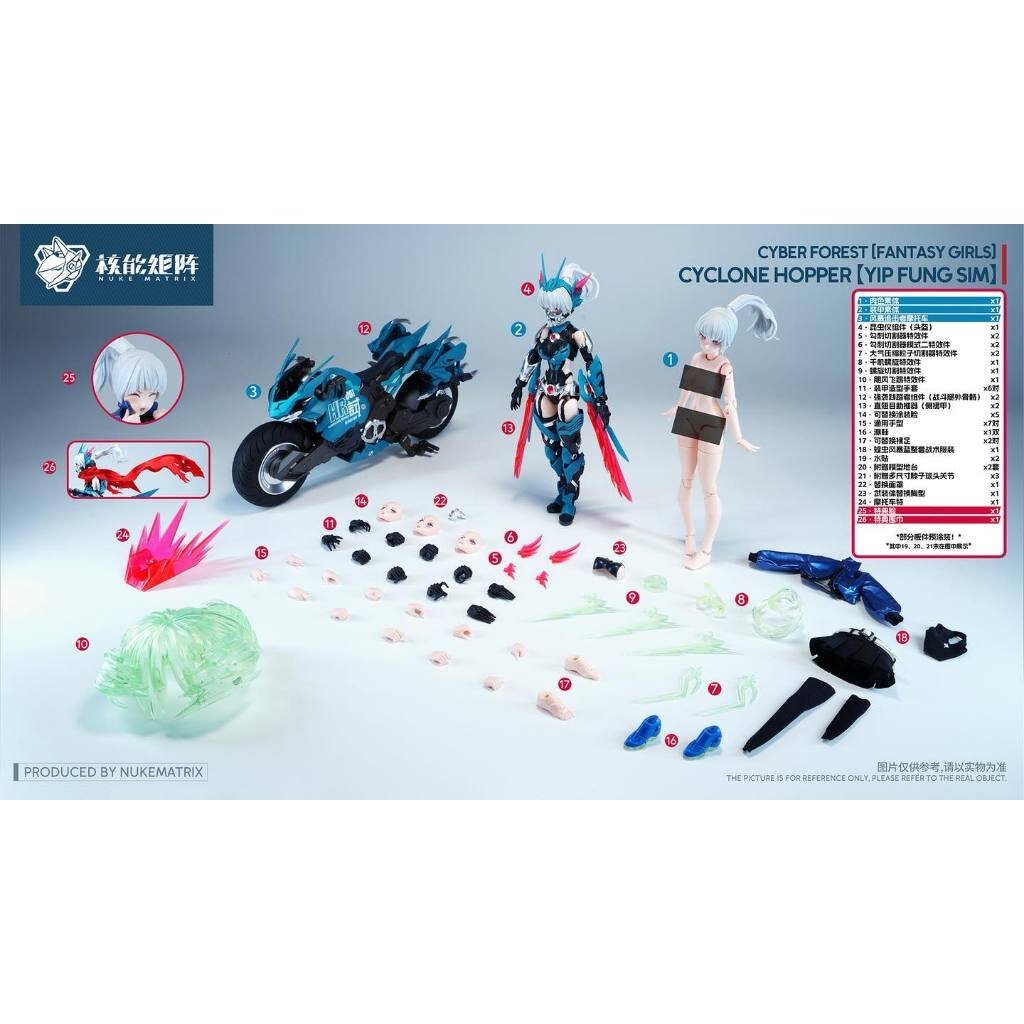 Nuke Matrix 1/12 Fantasy Girls CF08 Cyclone Hopper 6972331600607 (Plastic Model)