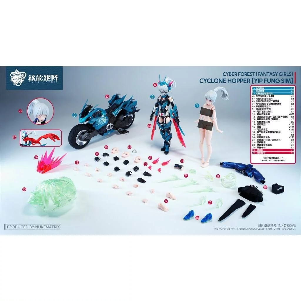 Nuke Matrix 1/12 Fantasy Girls CF08 Cyclone Hopper 6972331600607 (Plastic Model)