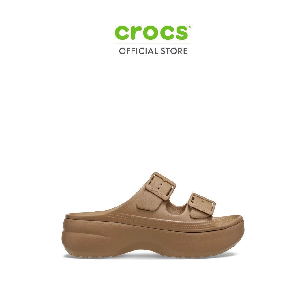 CROCS รองเท้าแตะผู้หญิง BAE SANDAL - SKY ICE