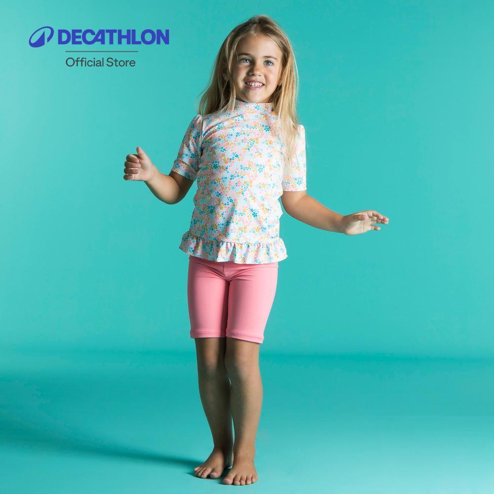 Decathlon Baby/Kids’ UV Protection Swimsuit Bottom ชุดว่ายน้ำป้องกันรังสียูวีสำหรับเด็กเล็ก/เด็ก - Pink