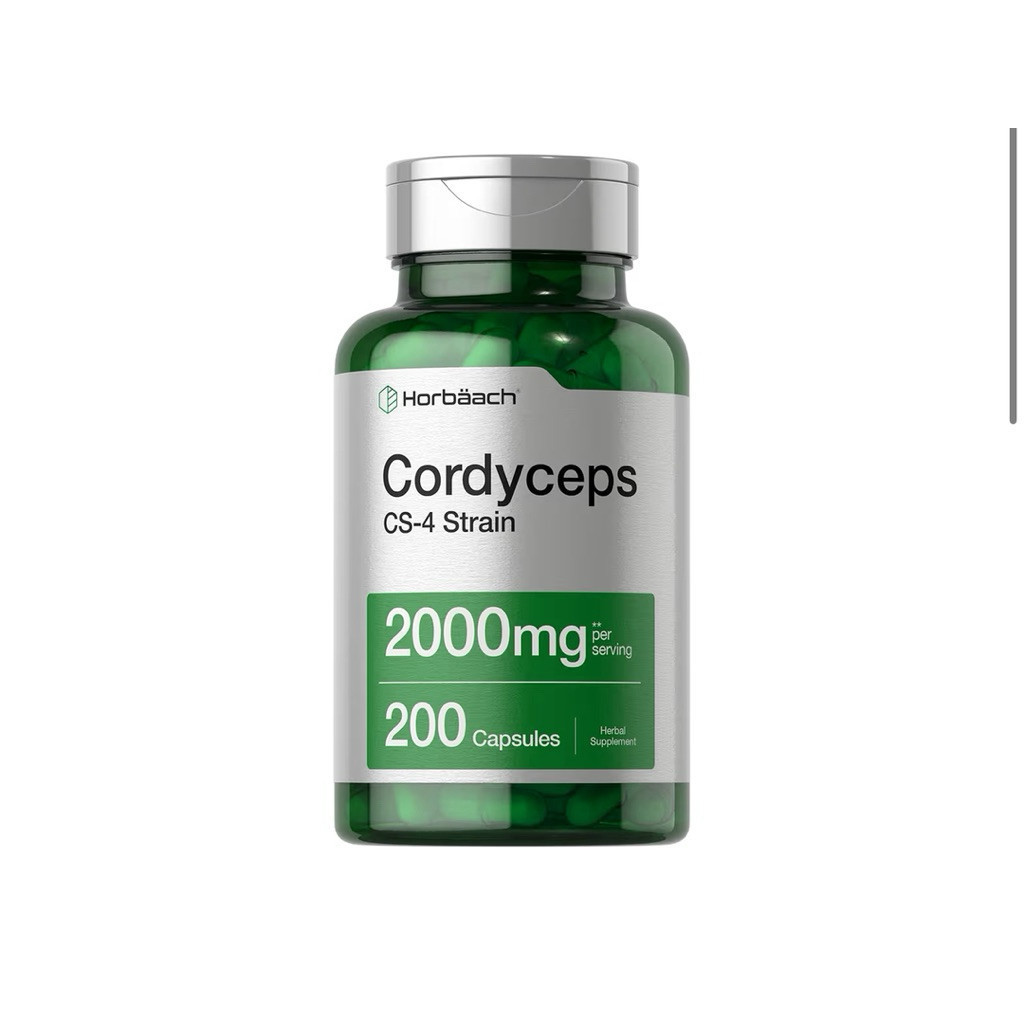 Horbaach Cordyceps Mushroom CS- Strain Cordyceps Sinesis 00 Capsules