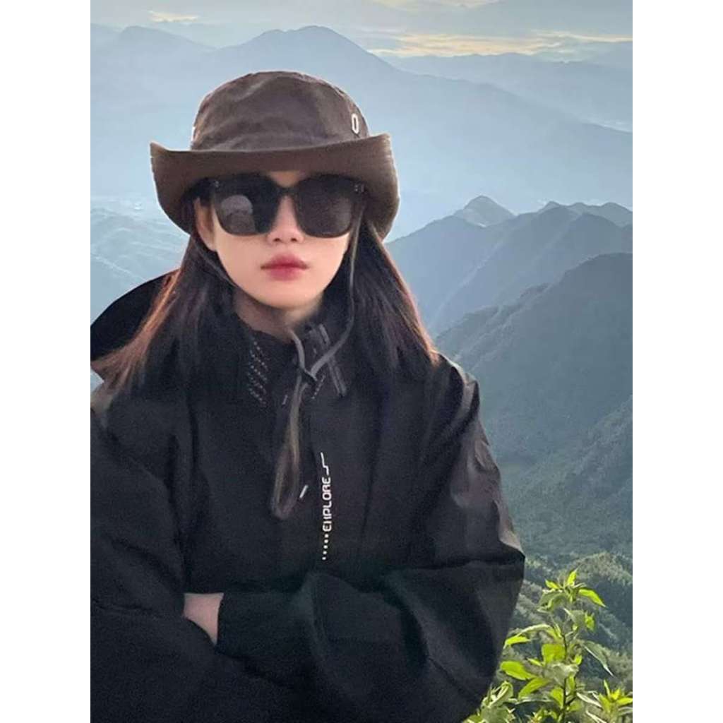 Wugong Mountain สวมใส่อเมริกันเสื้อแจ็คเก็ตผู้ชายผู้หญิงกันน้ํา Windproof เดินป่าเสื้อผ้าคู่สไตล์ Fu
