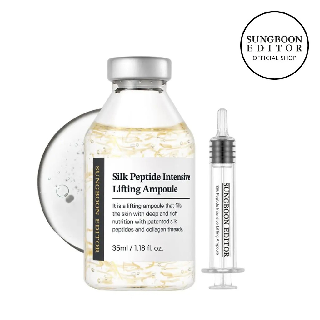 [Shengrun] Silk Peptide Intensive Lifting Serum | Peptide & Collagen Anti-Aging Firming Serum 35ml