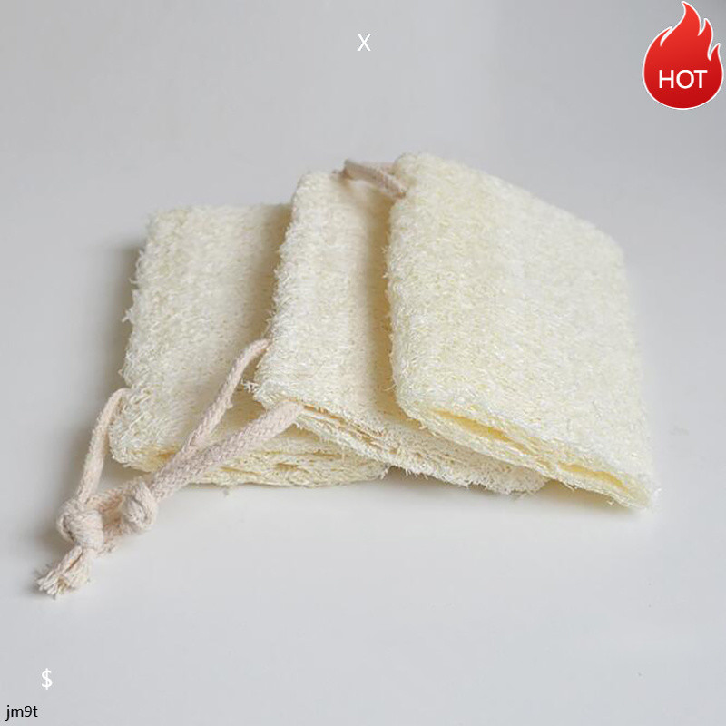 JM9T-Lofahs Spa Exfoliating Scrubll Luffa Wash Sponge ลบ Made Soap Shower Sponge Kitchen Cleaing Scr