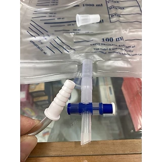 (Urine bag) ถุงปัสสาวะ Urinary Drainage Bag 2000ml. (ขายยกแพ็ค 10ชิ้น)