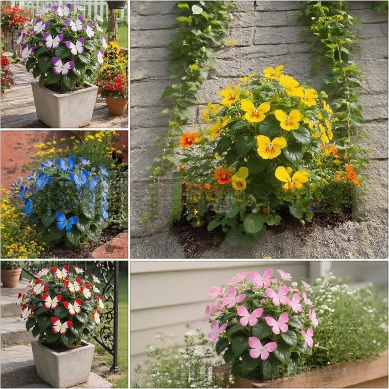 พร้อมสต็อกจัดส่งที่รวดเร็ว [E-Commerce] Moonlight Butterfly Flower Butterfly Seed Angelinia Flower S