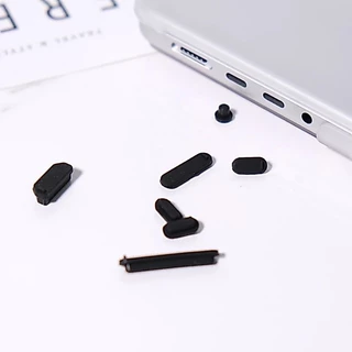 จุกปิดปลั๊กซิลิโคนกันฝุ่นพอร์ตชาร์จ For Macbook Air 13.6 15.3 Pro14 16 M1 M2 M3 M4 M5 2021-2026 Silicone Anti DustPlug