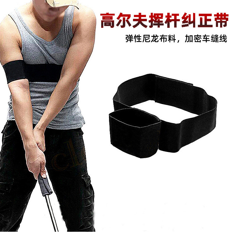 Golf arm correction strap swing practice aid posture correction strap training