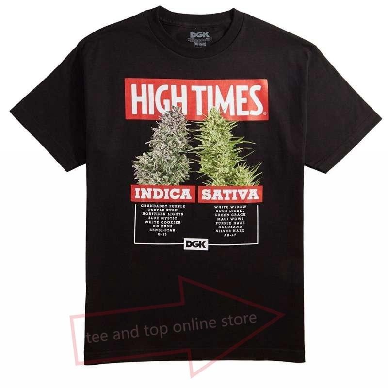 DGK High Times Options Men T-Shirt 2025 เสื้อยืดแขนสั้นผู้ชายเทรนด์ใหม่