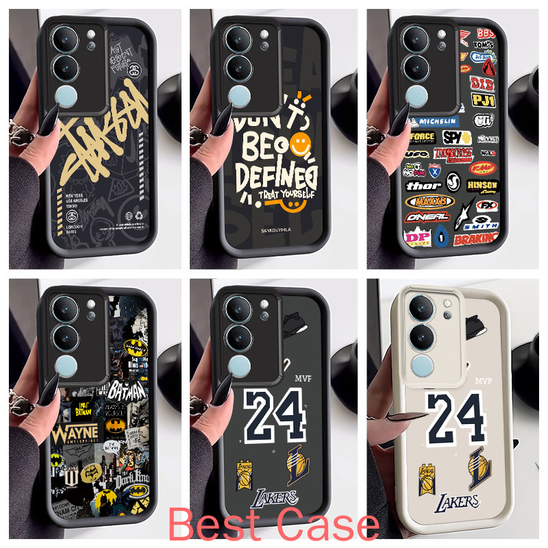 เคส Vivo V29 เคส Vivo V29 Pro เคส Cool Street Boy Matte Silicone Anti-drop Phone เคส YQ-JGS