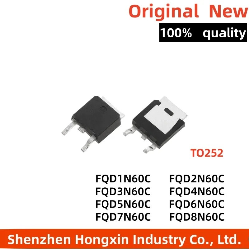 5PCS FQD7N60C FQD1N60C FQD2N60C FQD3N60C FQD4N60C FQD5N60C FQD6N60C FQD8N60C ทรานซิสเตอร์ขายส่ง-252