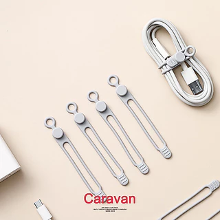Caravan Crew (1ชิ้น) Wire Organizer สายชาร์จ ที่เก็บสายไฟ เก็บสายชาร์จ