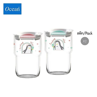Ocean -ชุดของขวัญ แก้วน้ำ The Magical Wishes Couple Set 460 ML - Penguin Passion (pack of 2)