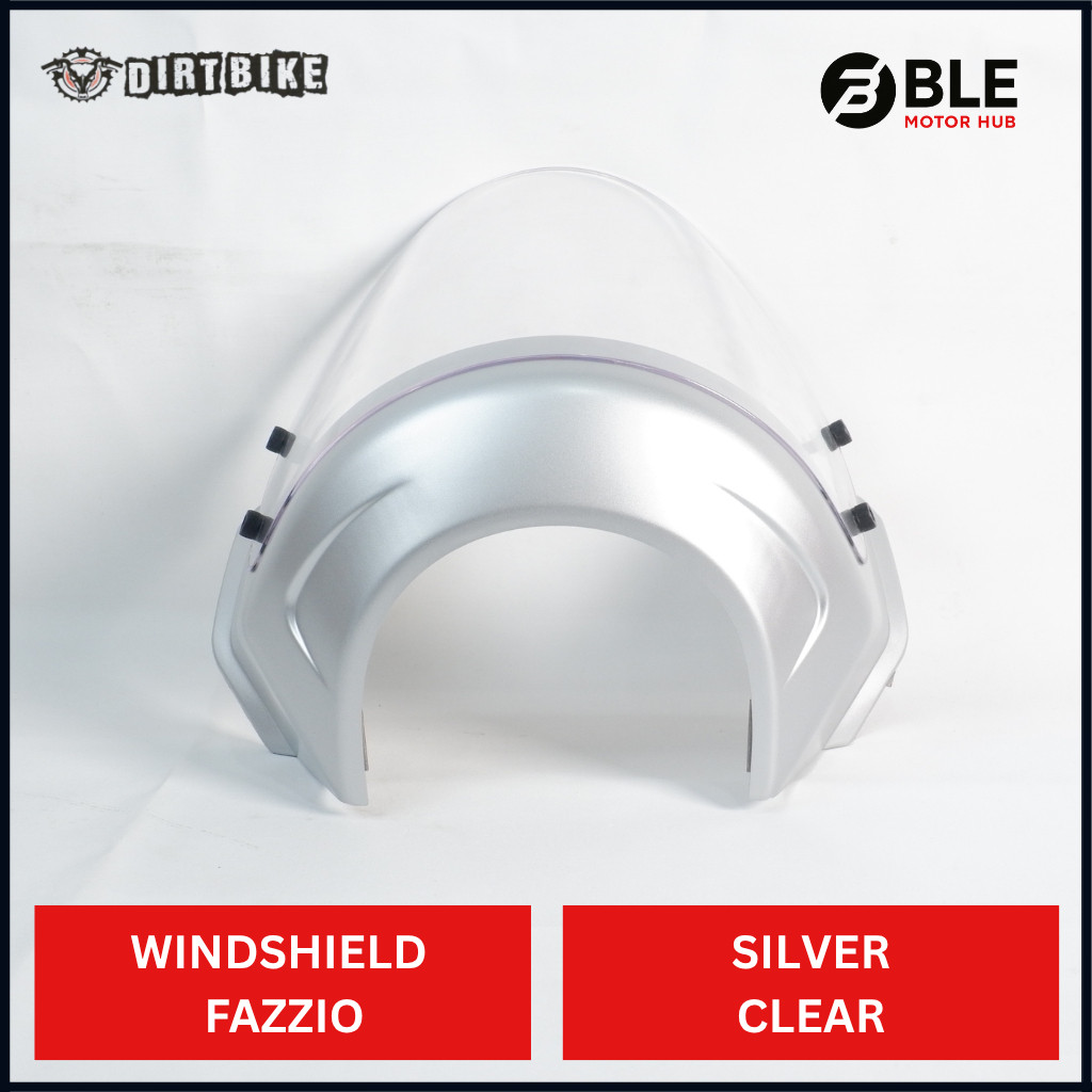 Dirtbike Winsil Fazzio Silver Mirror Clear | BLE มอเตอร์ฮับ
