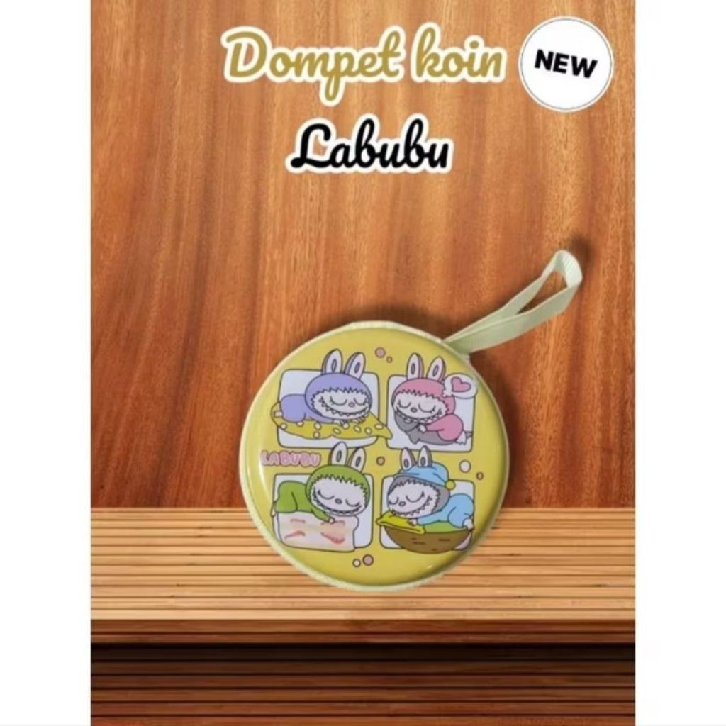 Pouch Wallet coin/tws/สร้อยคอ/ring30 Hardcase Zipper Character Motif Labubu Round Square อเนกประสงค์