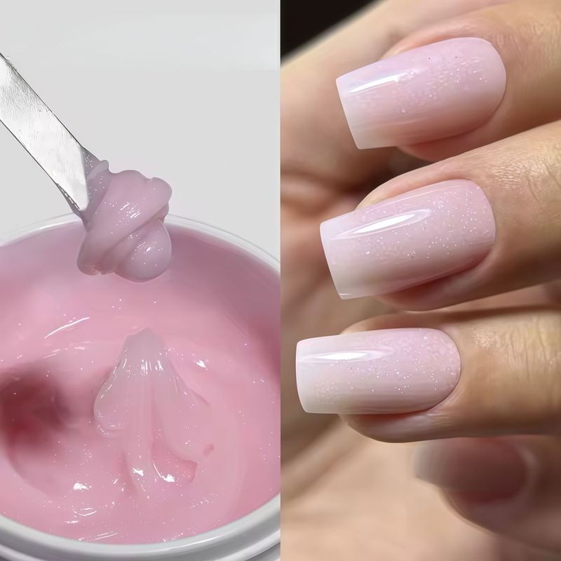 // 721 Nails 20g Jelly Gel-Shaped Non-Bred Phototherapy Extension Glue Shaping Glue-Builder Nail Gel