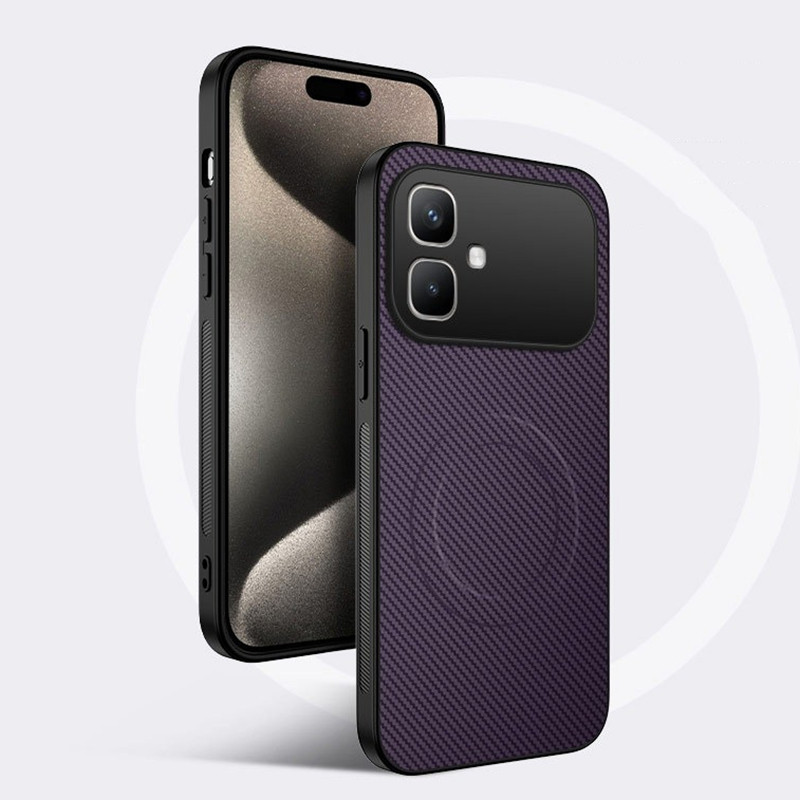 สําหรับ Infinix Smart 20 10 Plus 9 8 Pro Smart 8 HD 8 Plus Infinix GT 50 30 20 Pro Luxury คาร์บอนไฟเบอร์หนังแม่เหล็กเคสโทรศัพท์กันกระแทกซิลิโคนนุ่ม