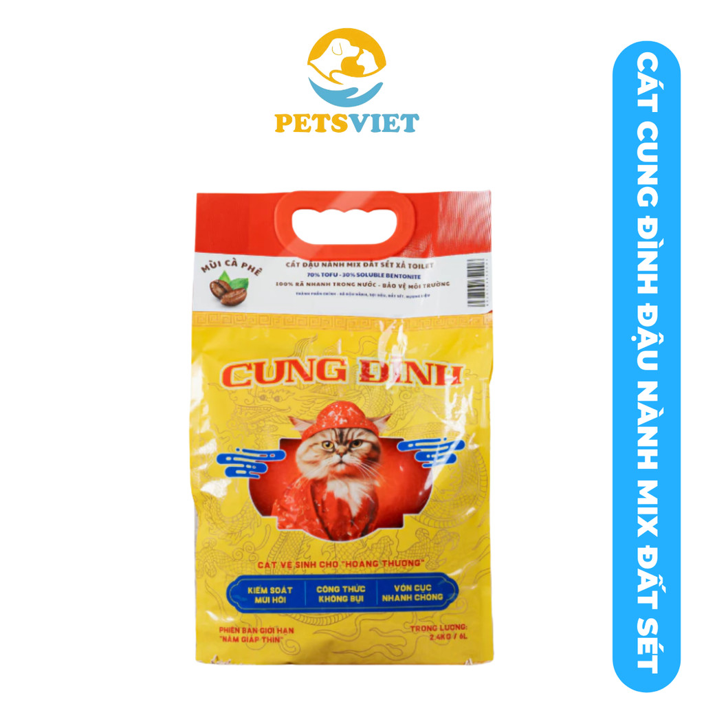 CAT CAT PALACE SOY MIX CLAY TOILET CONDITIONER (6L) CAT TOILET DEODORANT PETSVIET BOOTS