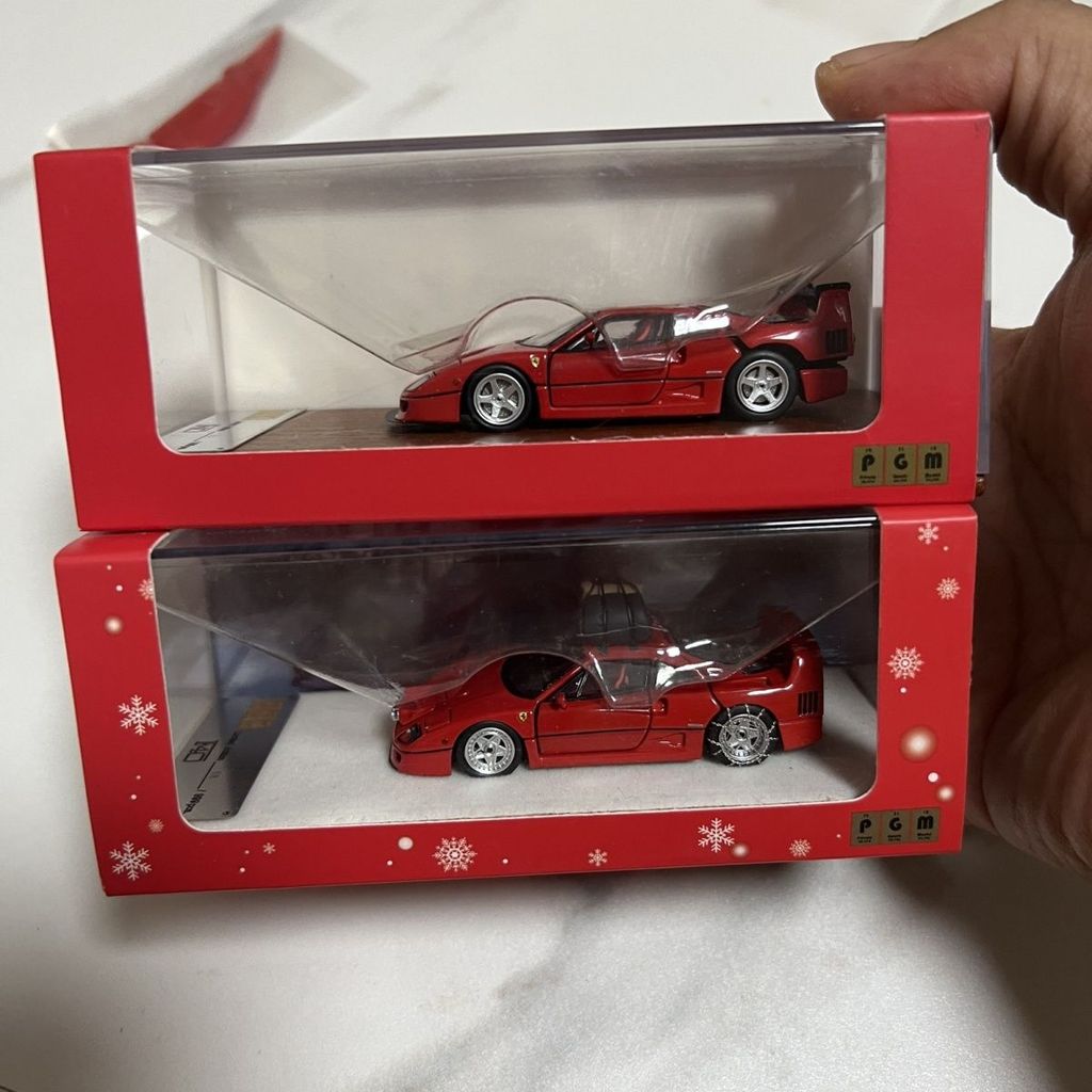 Boutique มือสอง PGM รุ่นปกติ F40 Track F40 Snow Full Open Alloy Car Model