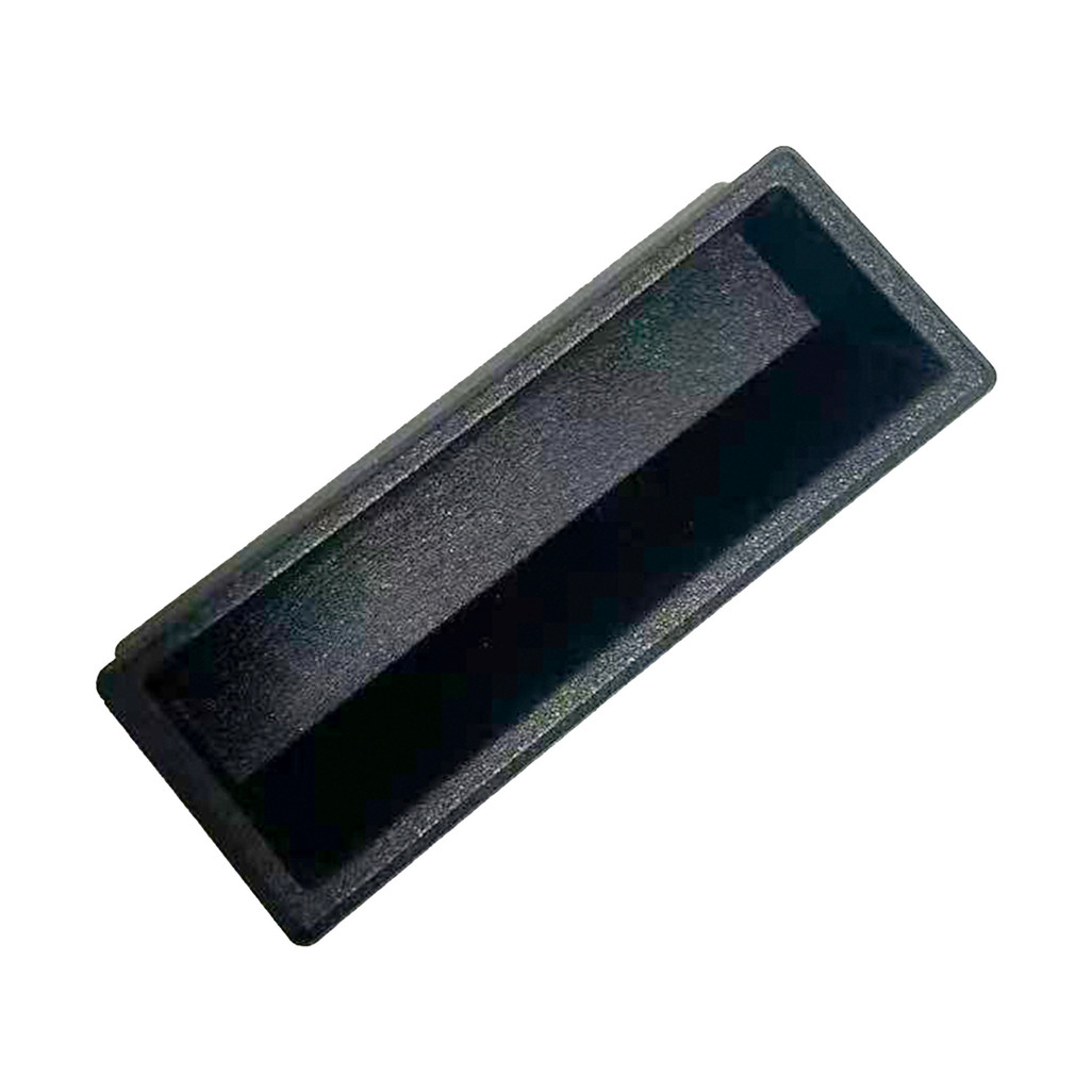 LS537 ที่จับพลาสติก LS537 ประตูตู้ฝังตัวสีดําที่จับสีเข้ม LS537 ที่จับไนลอน